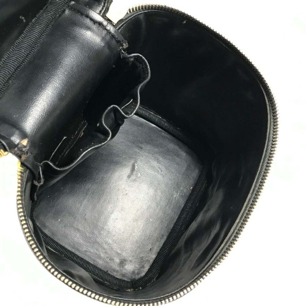 CHANEL Black Caviar Leather Logo Vanity Bag - Picture 15 of 16